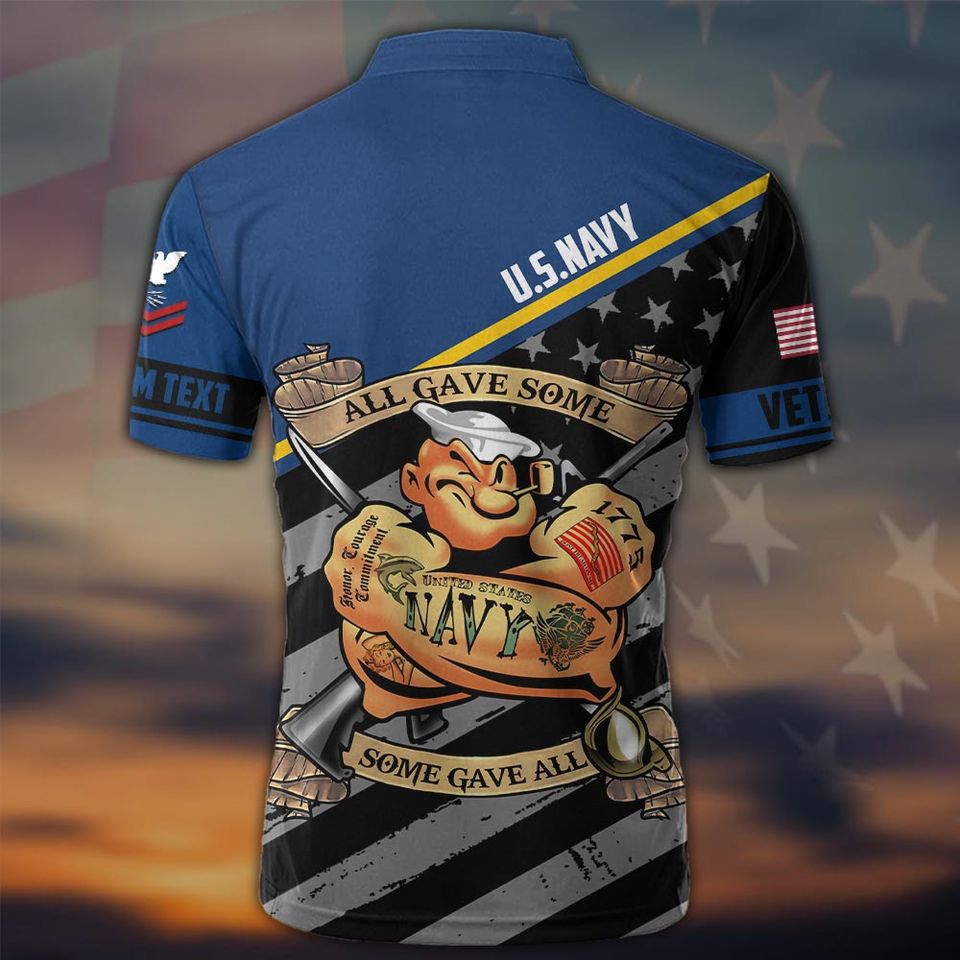 Customized US Military Proudly Served Bowling Jersey