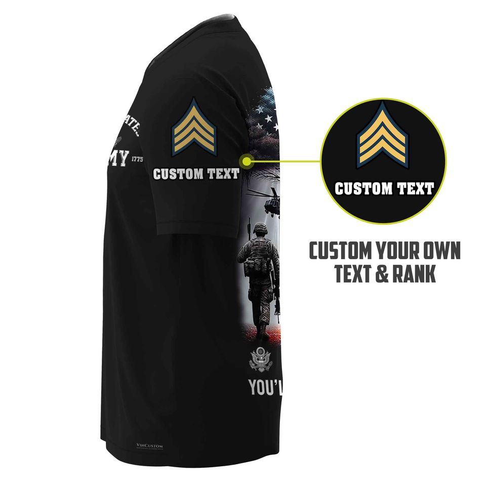 Veteran Custom T-shirt x “You’ll never walk alone” Apparel Shirts