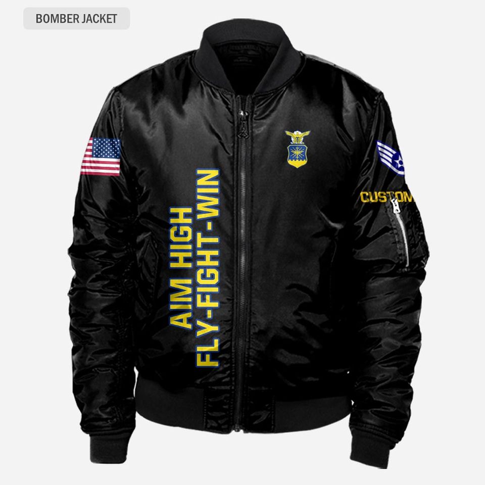 Customized US Air Force Retired Bomber Jacket