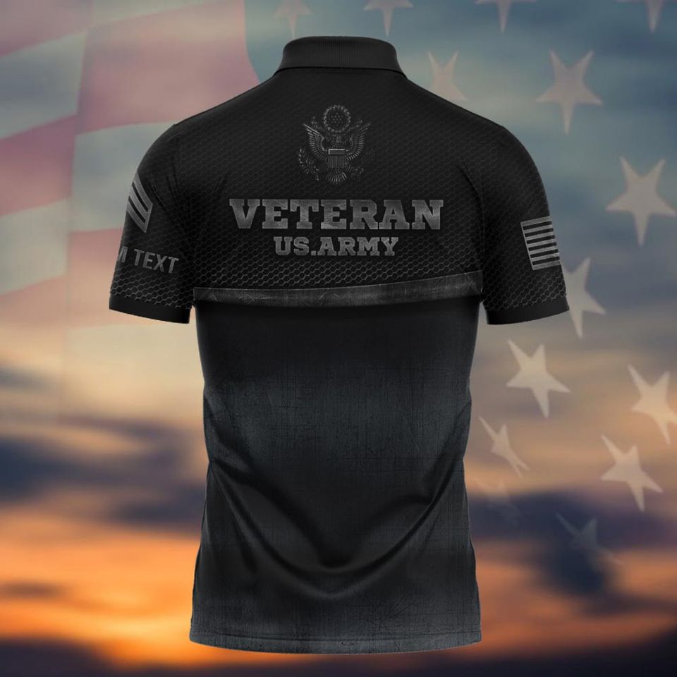 Customized Veteran Polo Shirt
