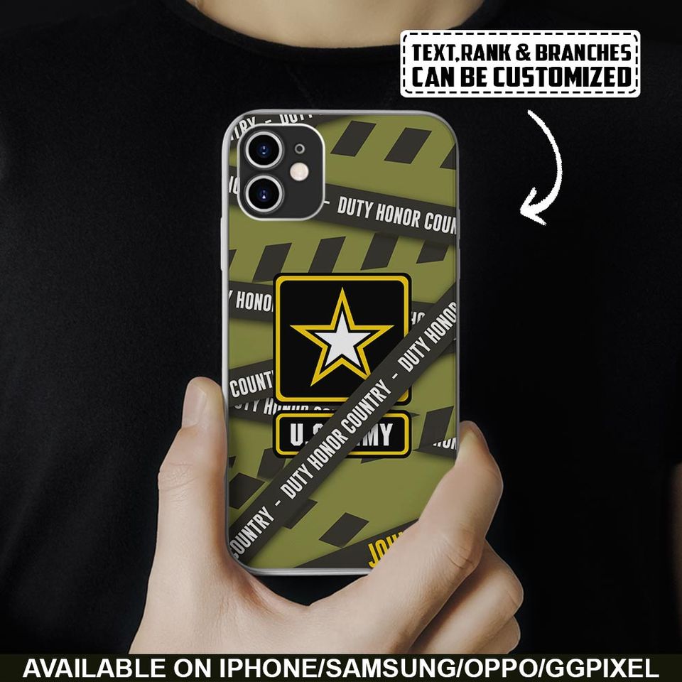 Customized US Veteran Phone Case