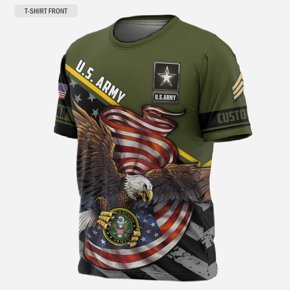 Cusomized Army Branches 3D Shirt