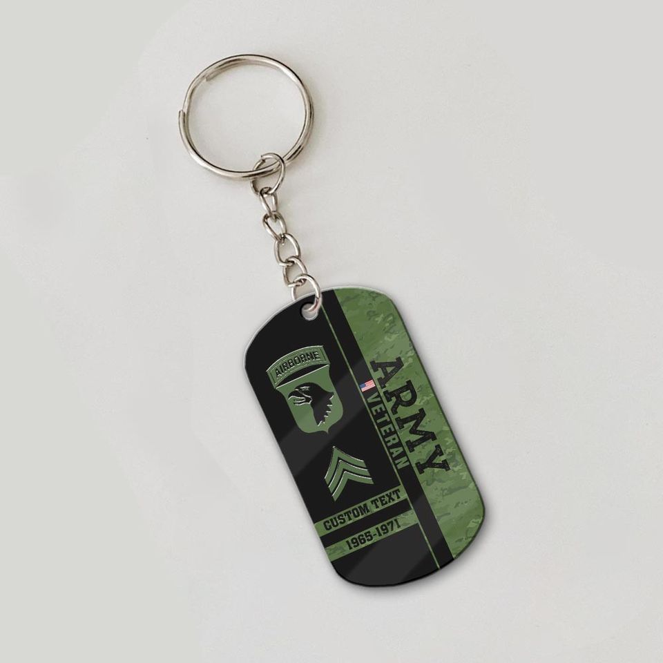 Customized U.S Veteran acrylic keychain