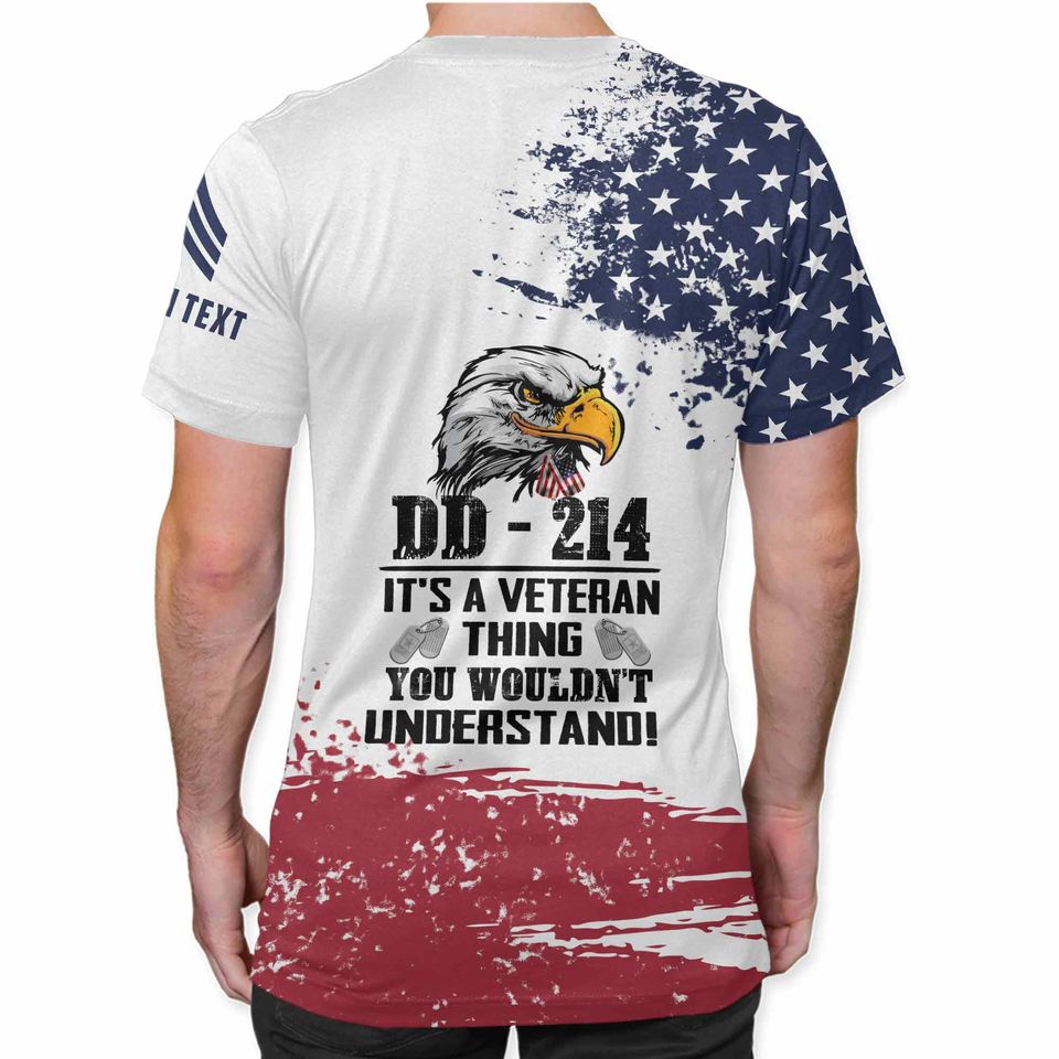 Customized DD-214 T-Shirt x “It’s A Veteran Thing You Wouldn’t Understand”
