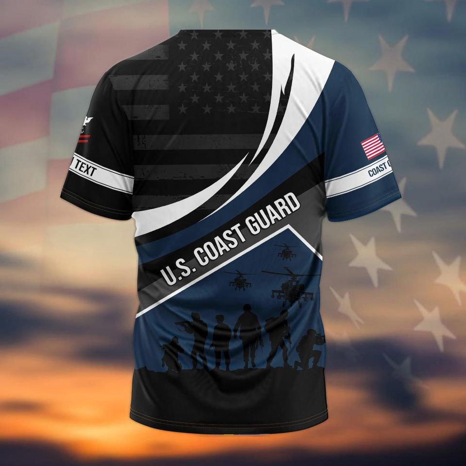 Customized US Coast Guard 3D Shirt