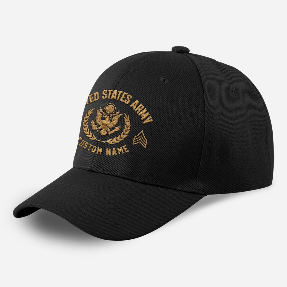 Customized U.S Veteran Embroidered Baseball Cap
