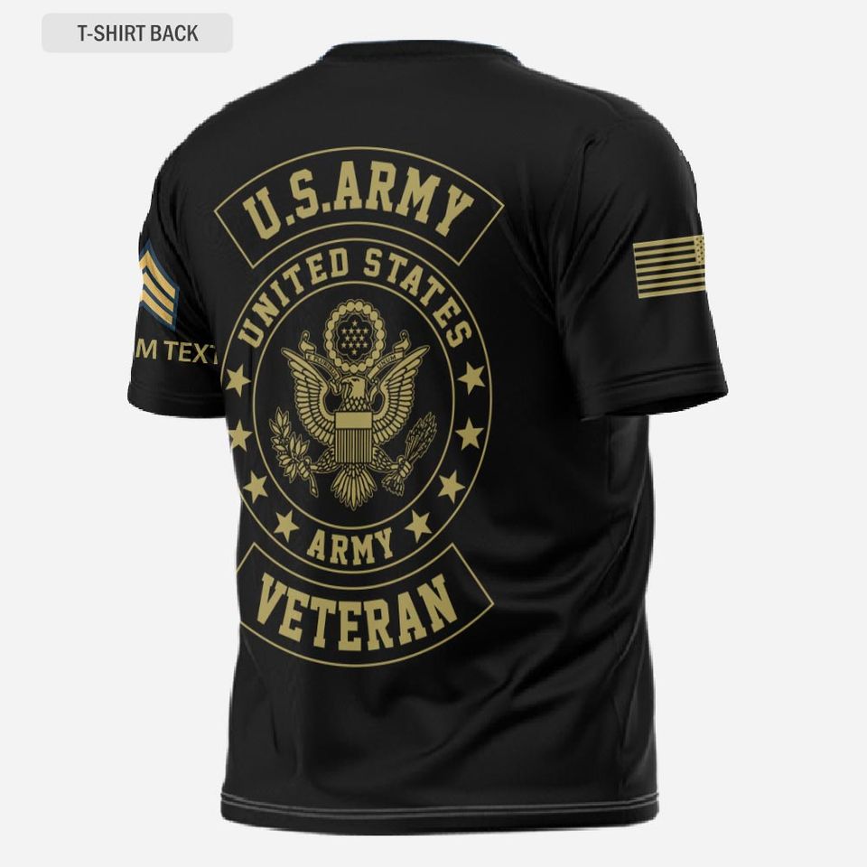 Customized U.S. Military Veteran 3D Shirts