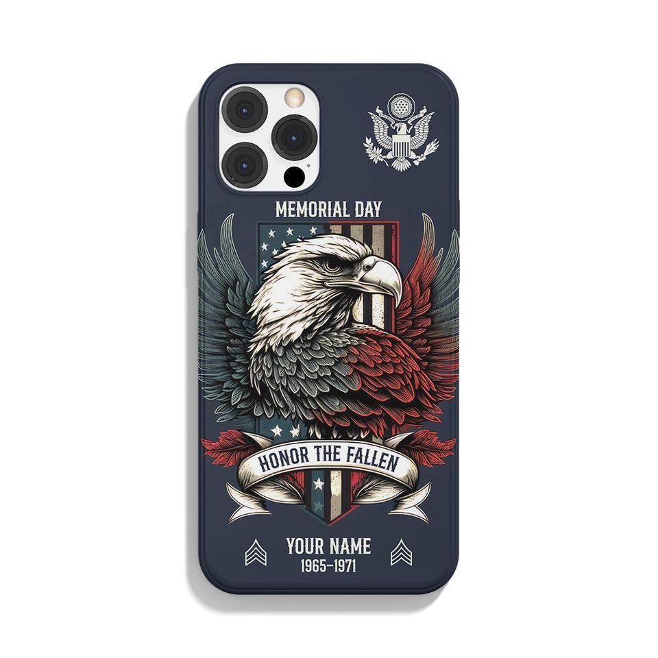 Customized Eagle Memorial Day Phone Case
