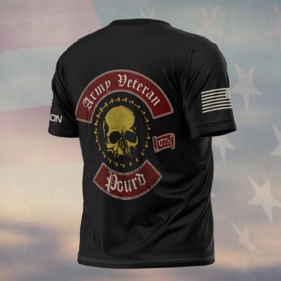 Customized US Veteran Proud T-Shirt