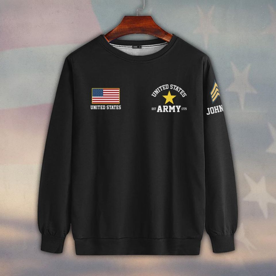Customized U.S Veteran Sweater