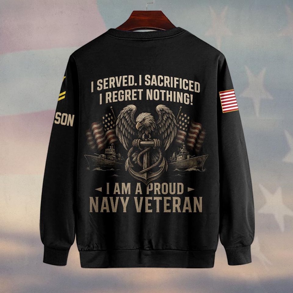 Customized U.S Navy Semper Fortis Sweater