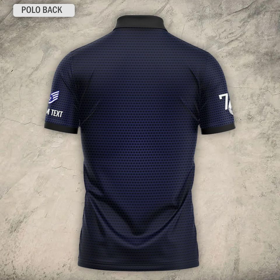 Customized US AirForce 76th Anniversary Polo Shirt – Gift for Veterans