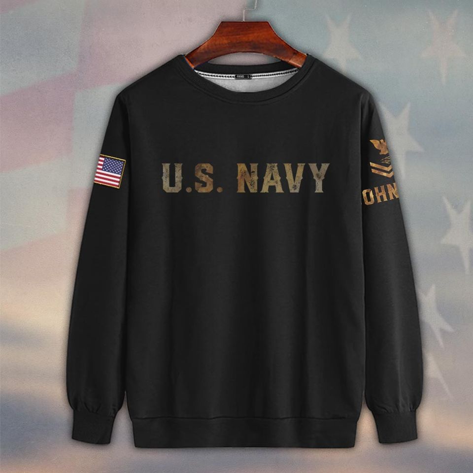 Customized United States Navy Sweater