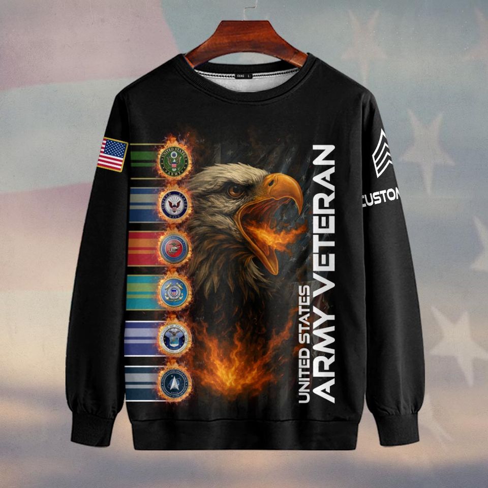 Customized U.S Veteran Sweater