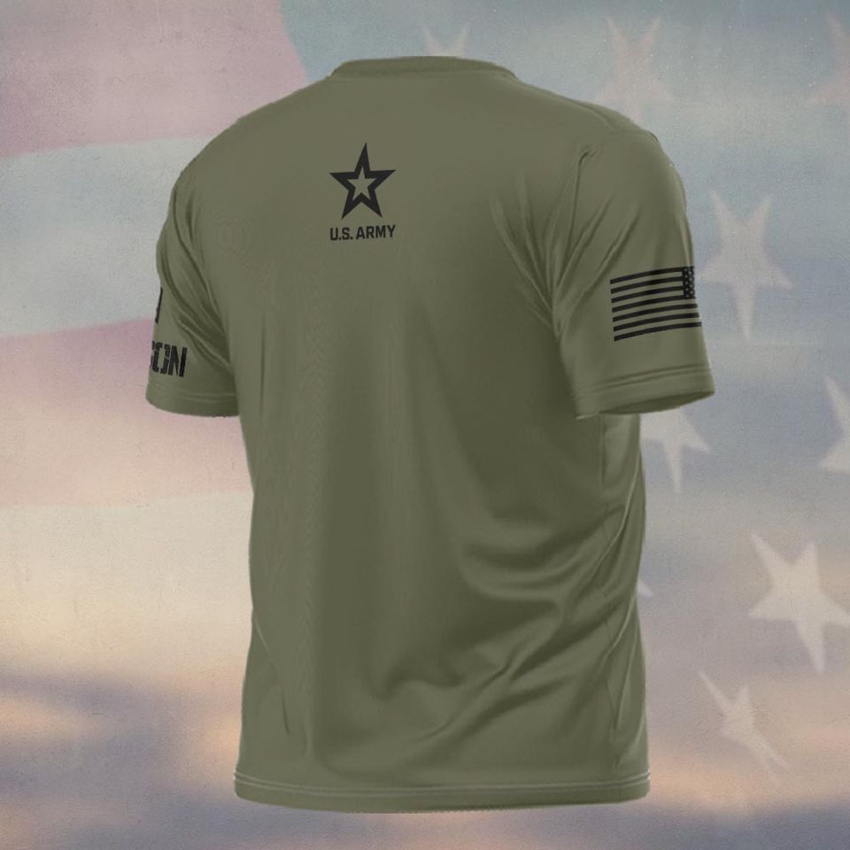 Customized US AM Front Toward Enemy T-Shirt