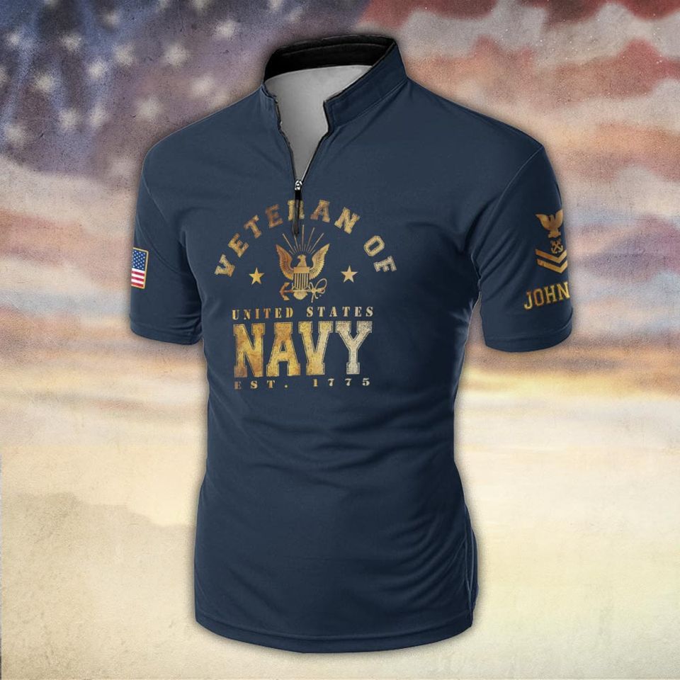 US Navy Born Free Bowling Jersey – Sailor Spirit
