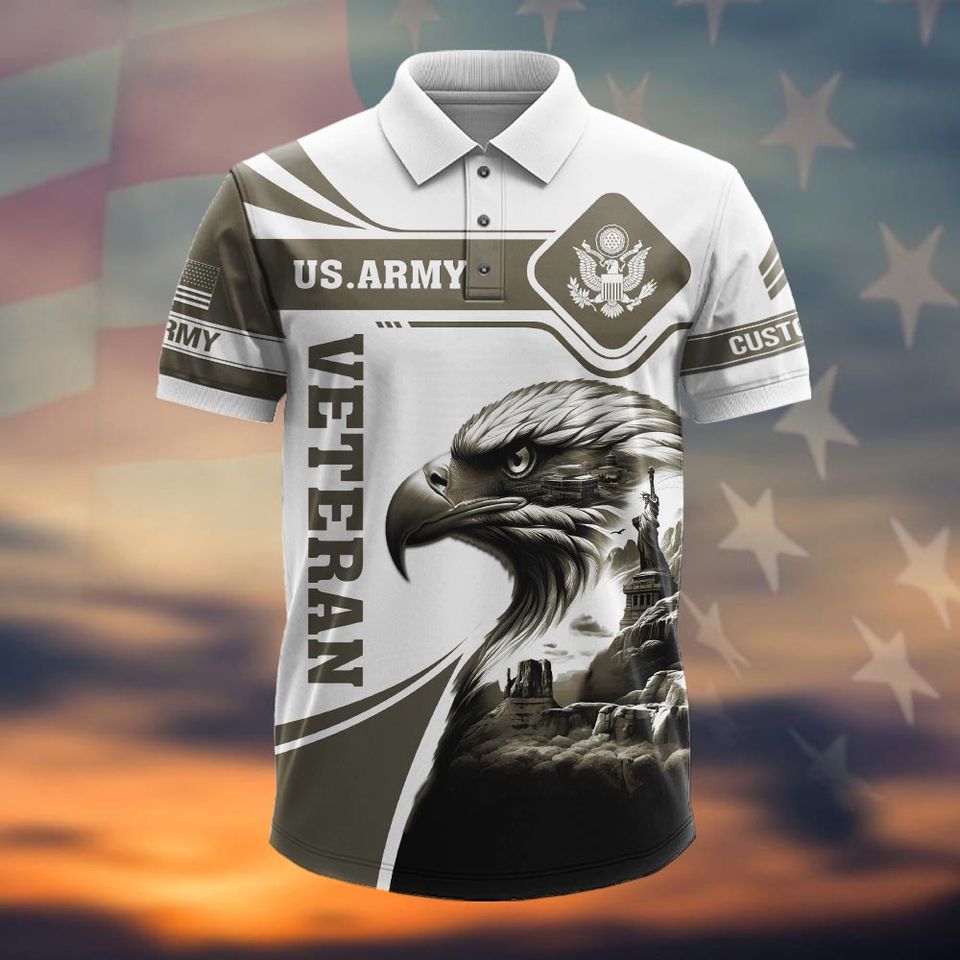 Customized US Military Polo Shirt