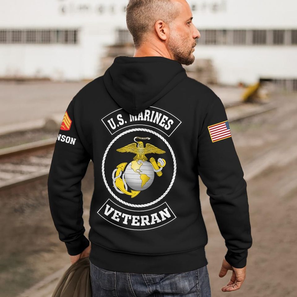 United States Veteran 3D Hoodie
