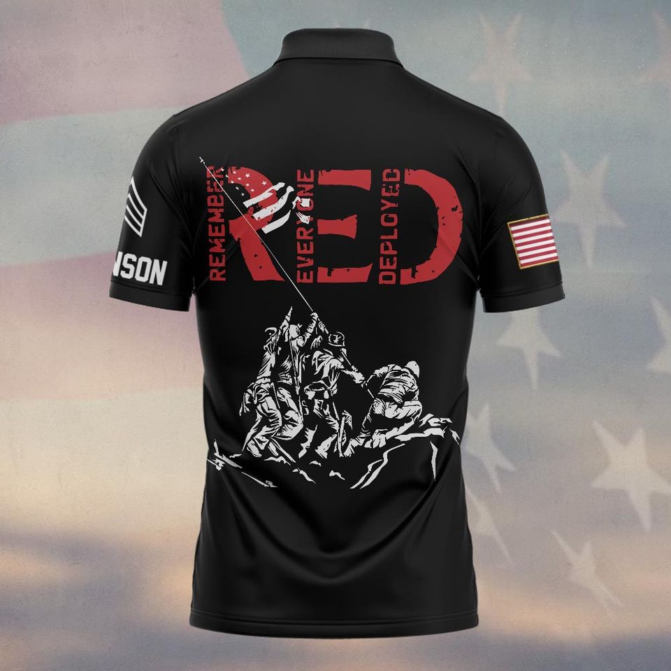 Red Friday – Until They All Come Home Polo Shirt