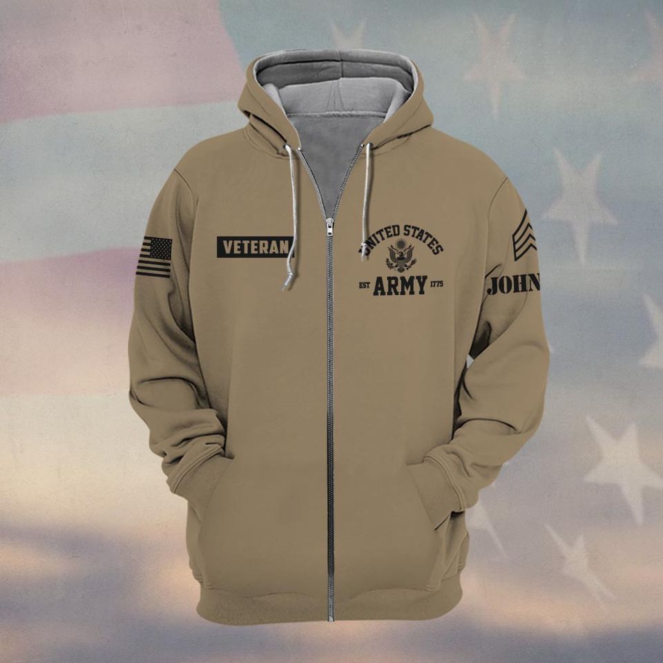 Customized You’ll Never Walk Alone 3D Zip Hoodie