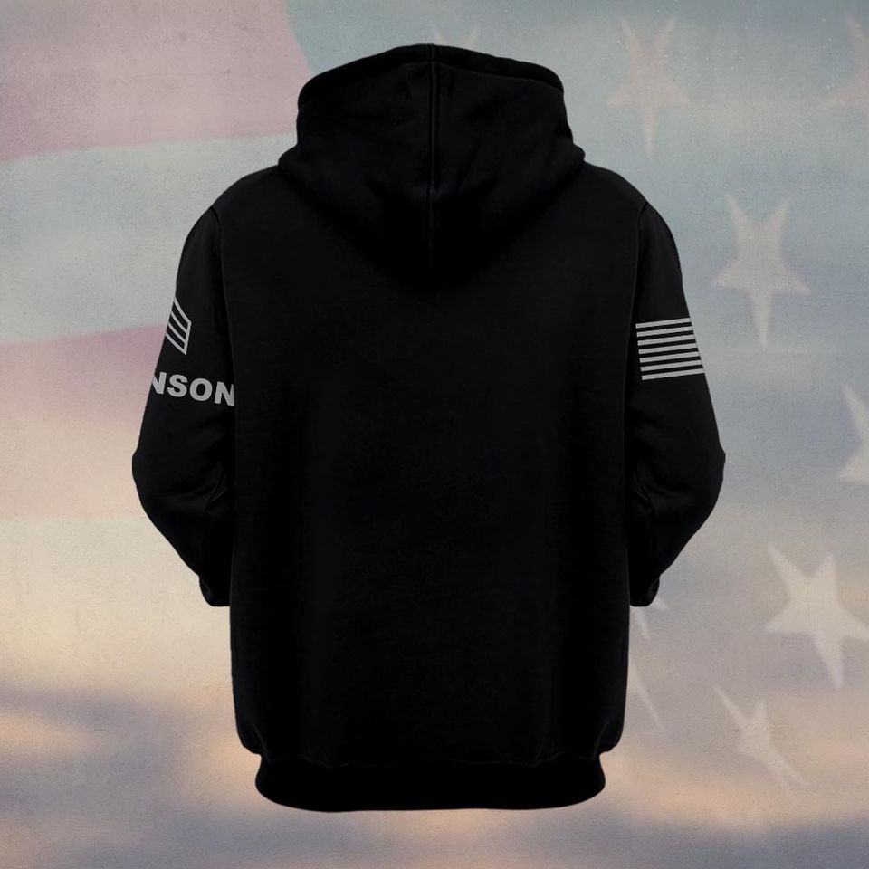 Customized U.S Veteran 3D Hoodie