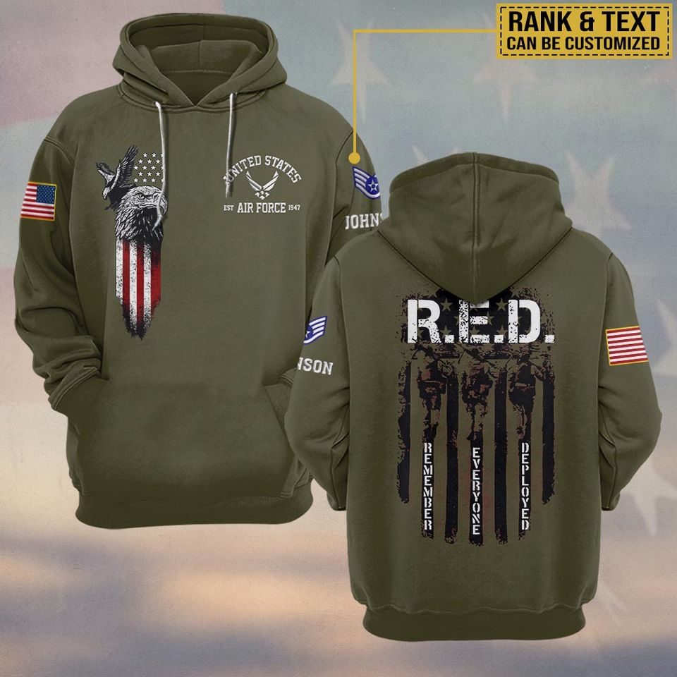 RED Friday 3D Hoodie
