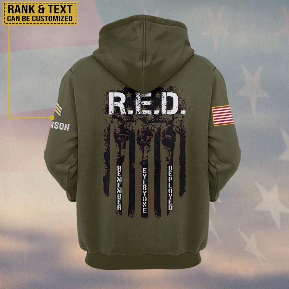 RED Friday 3D Hoodie