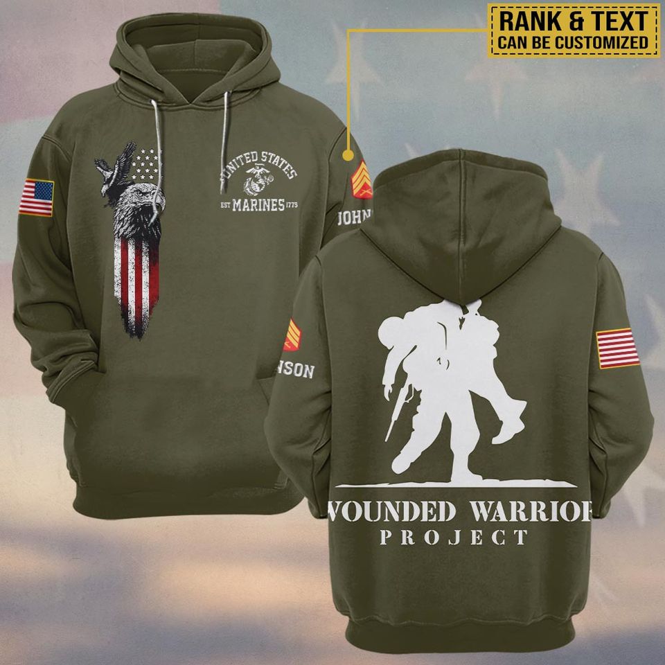Wounded Warrior Project 3D Hoodie
