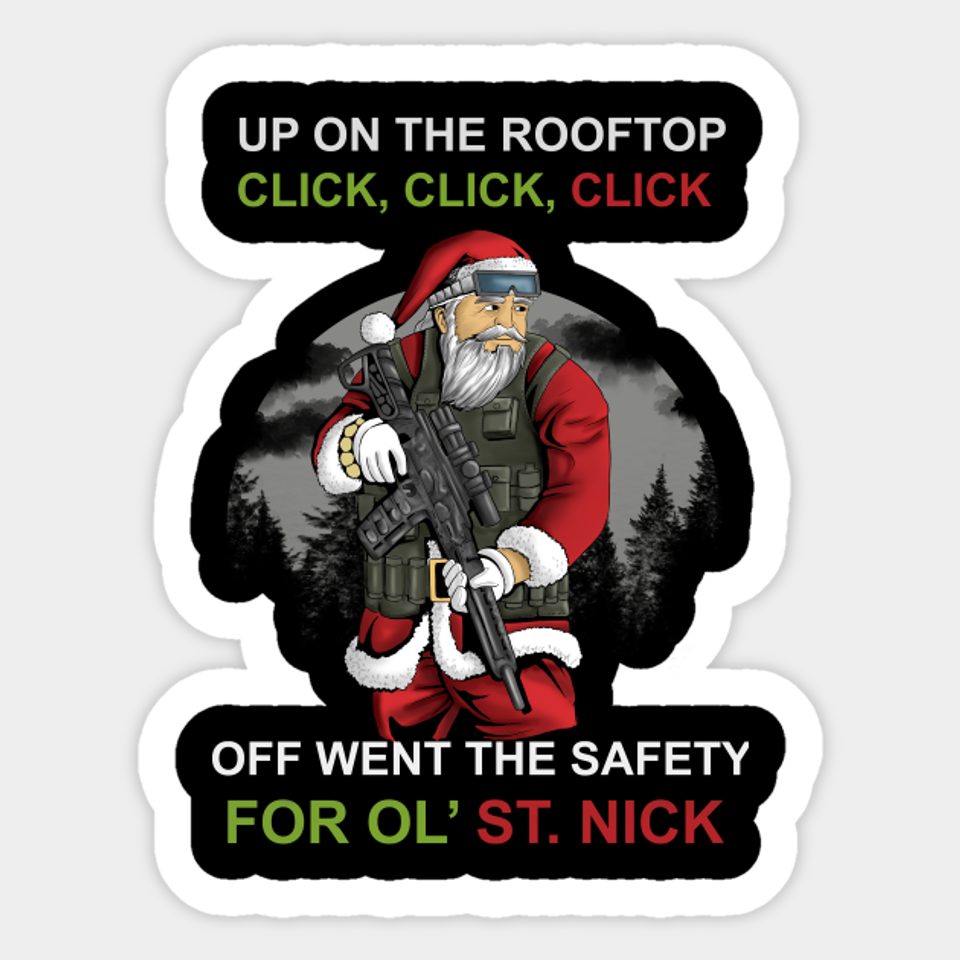 Tactical Santa - Tactical Santa - Sticker