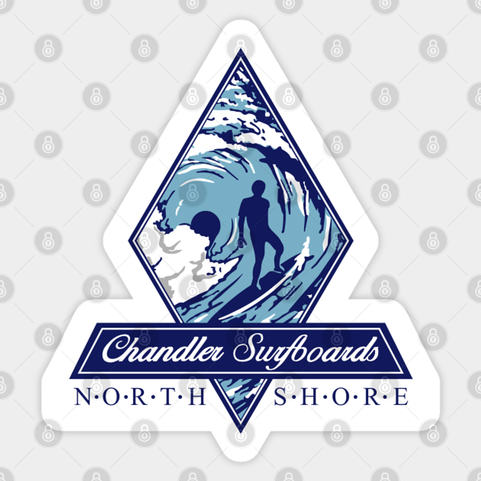 Chandler Surfboards - North Shore - Sticker