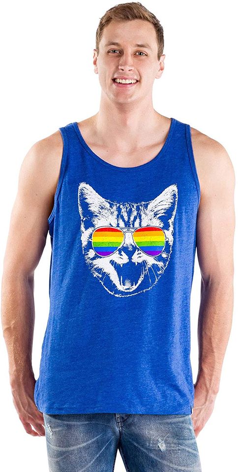 Fun and Loud Tank Tops for Pride, Festivals and Summer - Men's Cut