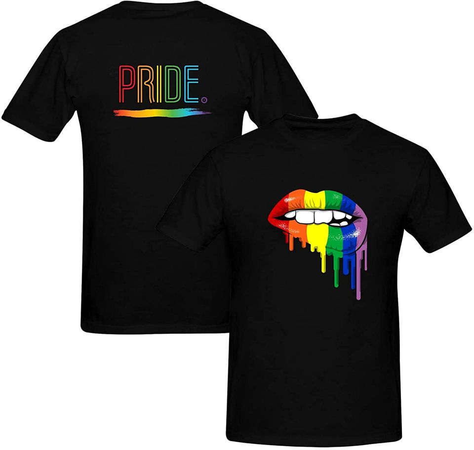 LGBT Flag Gay Pride Month Transgender Rainbow Lesbian T-Shirt for Men Women