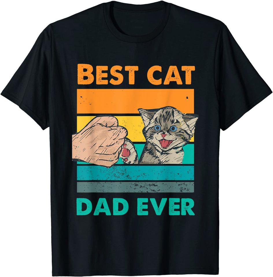 Mens Best Cat Dad Ever - I Meow Back To Cat T-Shirt
