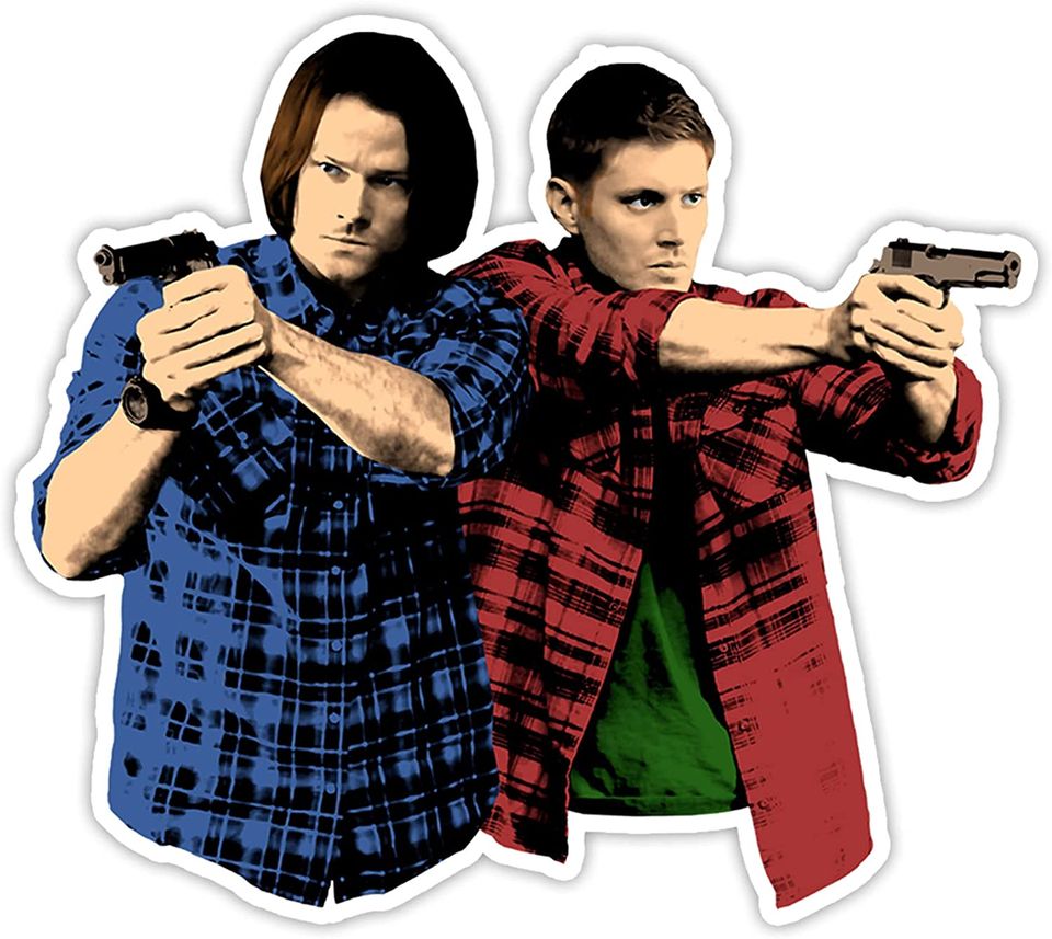 Sam and Dean Sticker 2"