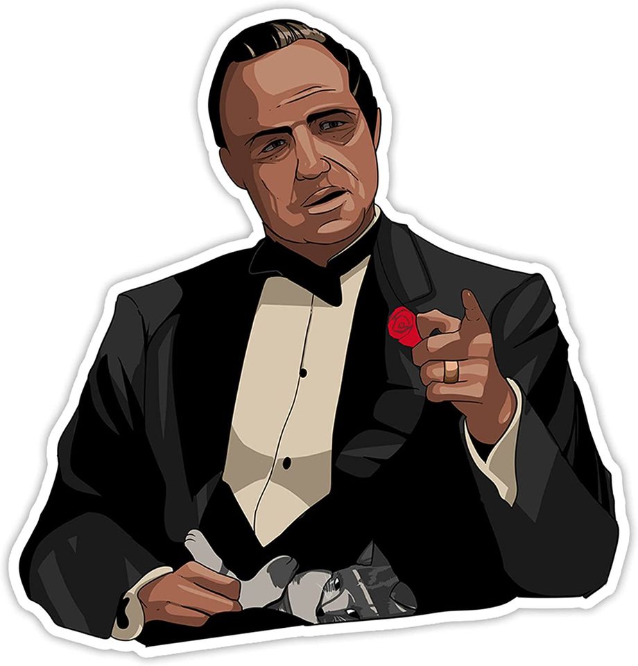 The Godfather Vito Corleone That is Not Justice, Your Daughter is Still Alive Sticker 2"