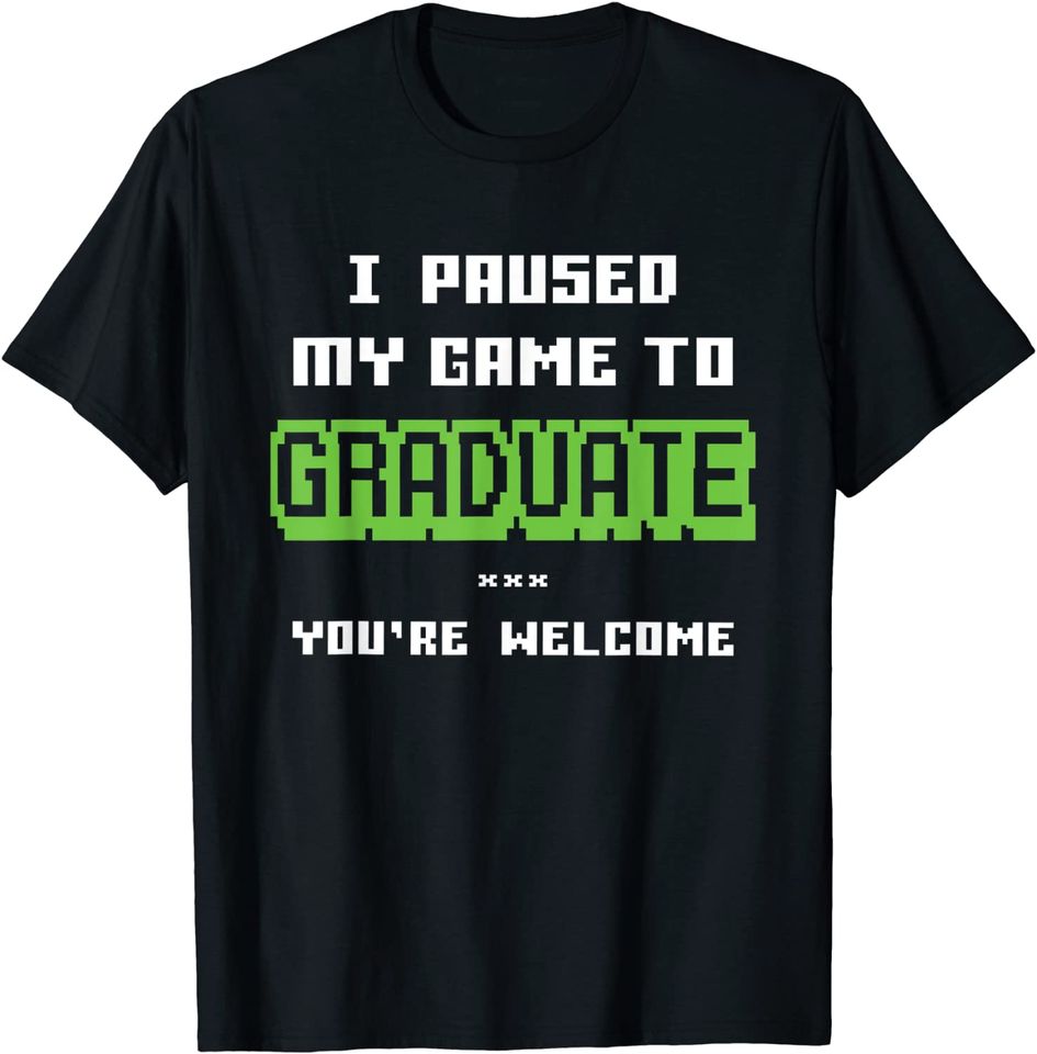 2021 Funny Gamer Graduate Graduation T-Shirt