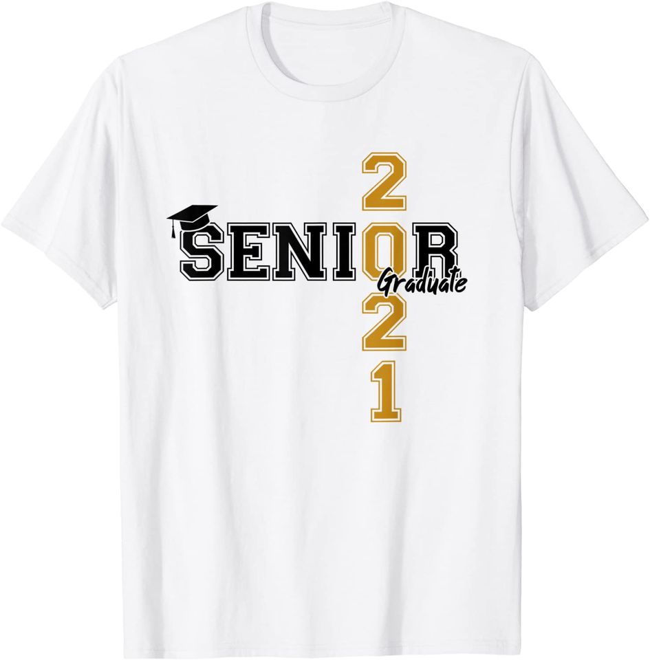 Class of 2021 Senior Graduate Outfit High School Graduation T-Shirt