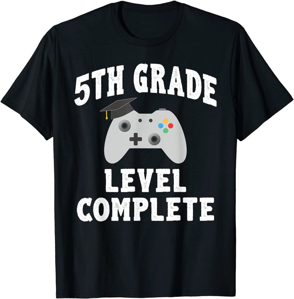 5th Grade Graduation 2021 Gamer Graduate Gifts T-Shirt