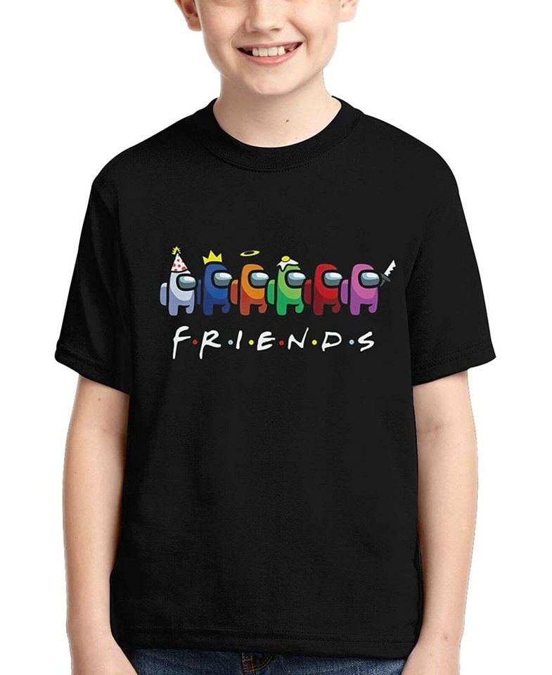 Among Us Kids 3D T Shirt Friends