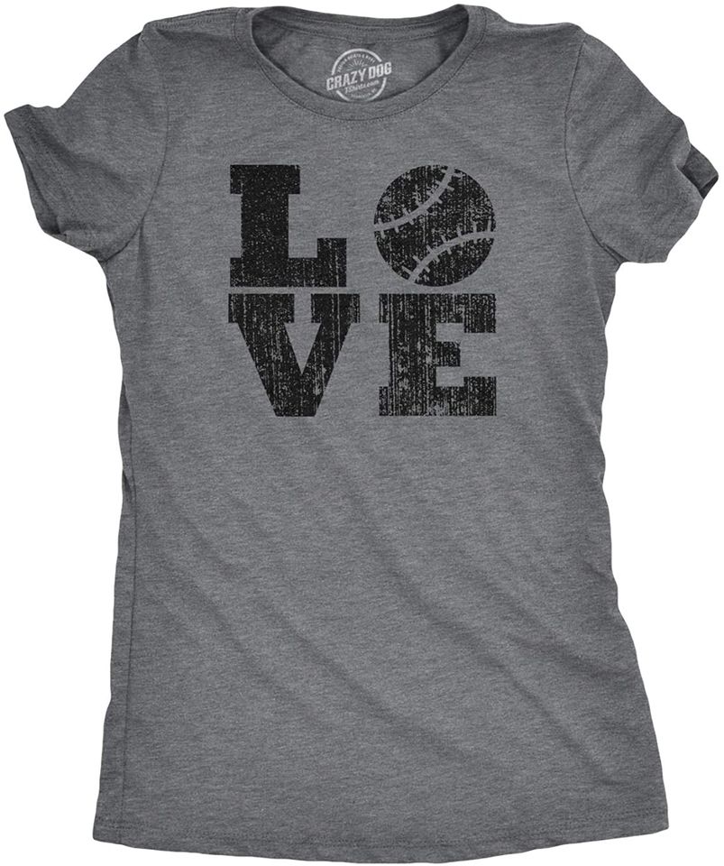 Womens Love Baseball Mama Funny Game Day Lover Cute T Shirt for Ladies