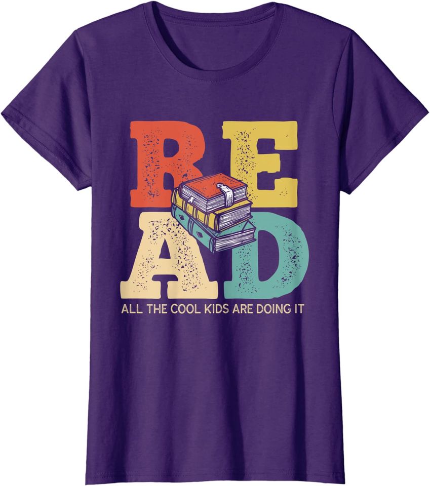 Read All the Cool Kids Are Reading Book Lover Gift Readers Hoodie