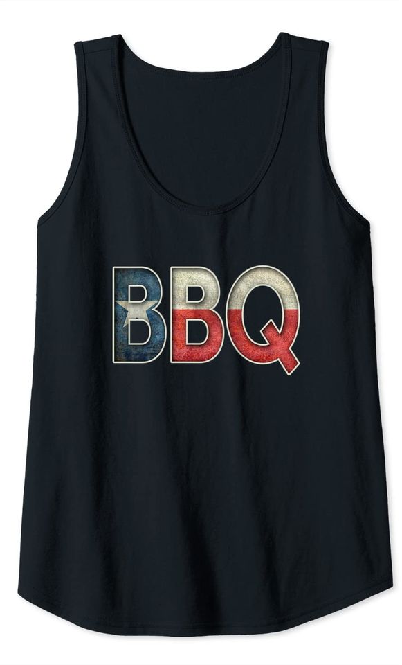 BBQ Texas State Flag Barbecue Tank Top