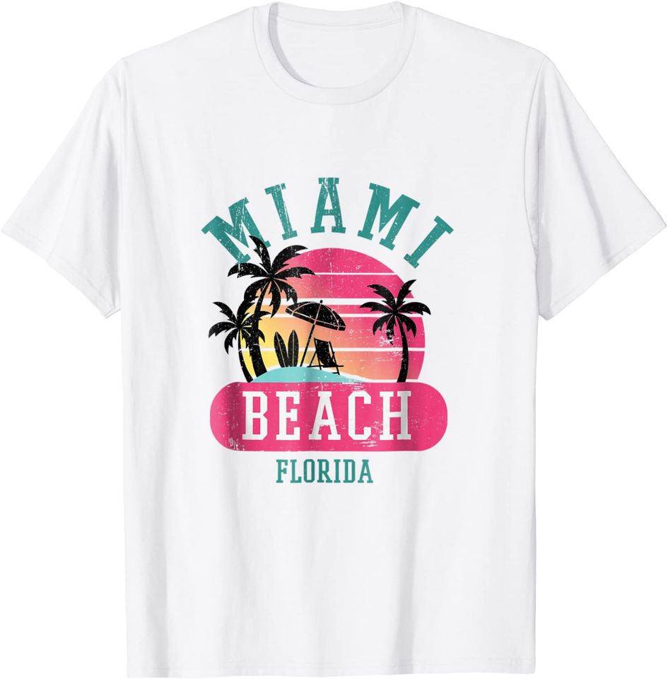 Men's T Shirt Miami Beach Florida