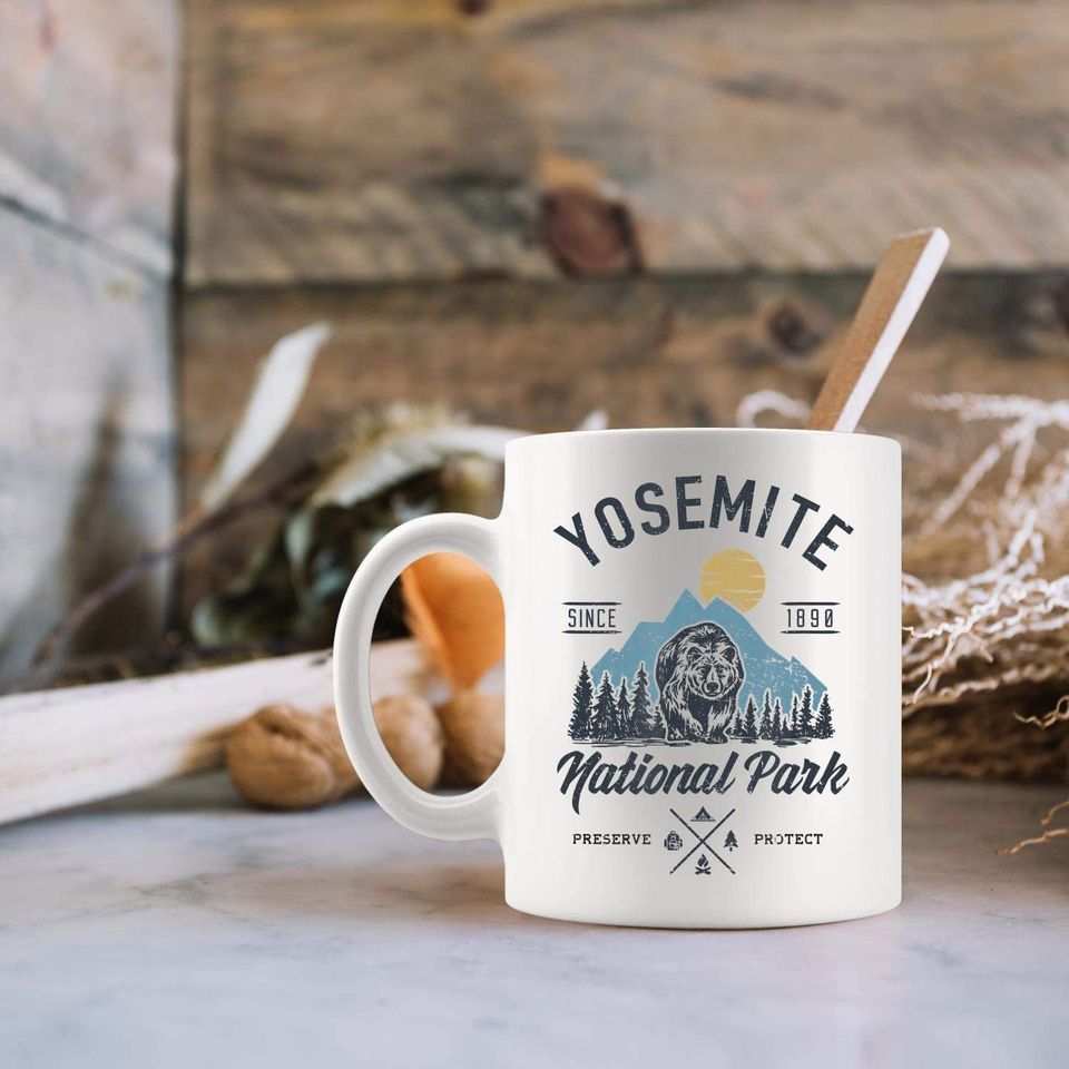 Yosemite National Park Hiking Coffee Mugs