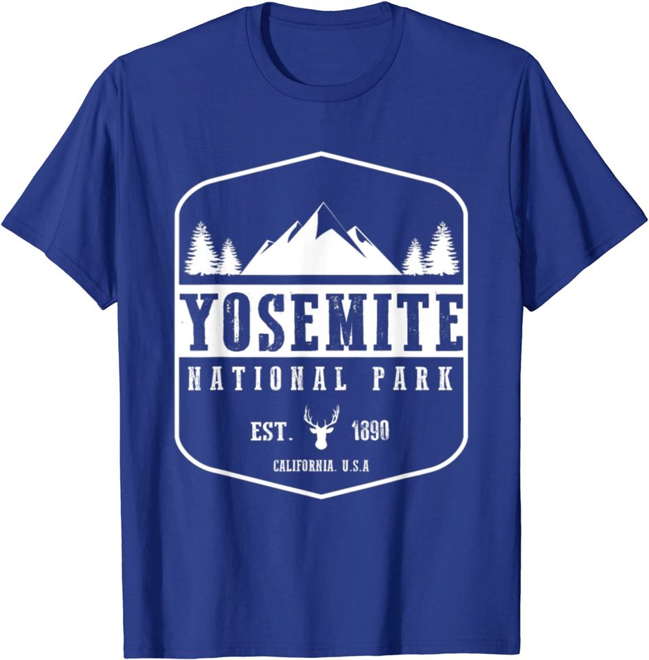 Yosemite National Park T Shirt I Love Hiking Wanderlust