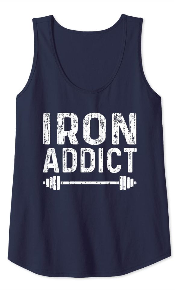 Motivation Workout Iron Addict Fitness Gym Tank Top