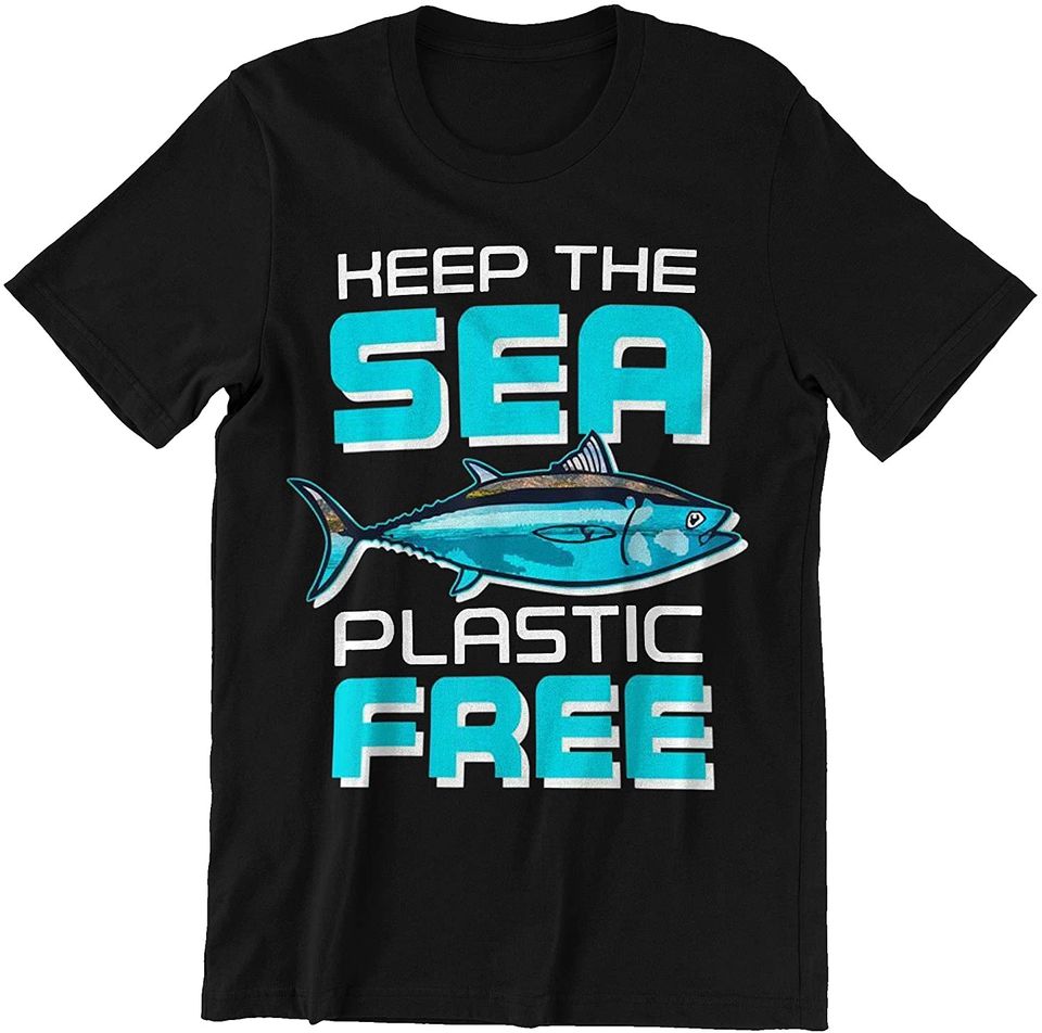Earth Day Keep Sea Plastic Free Cute Fish Clean Ocean Shirt