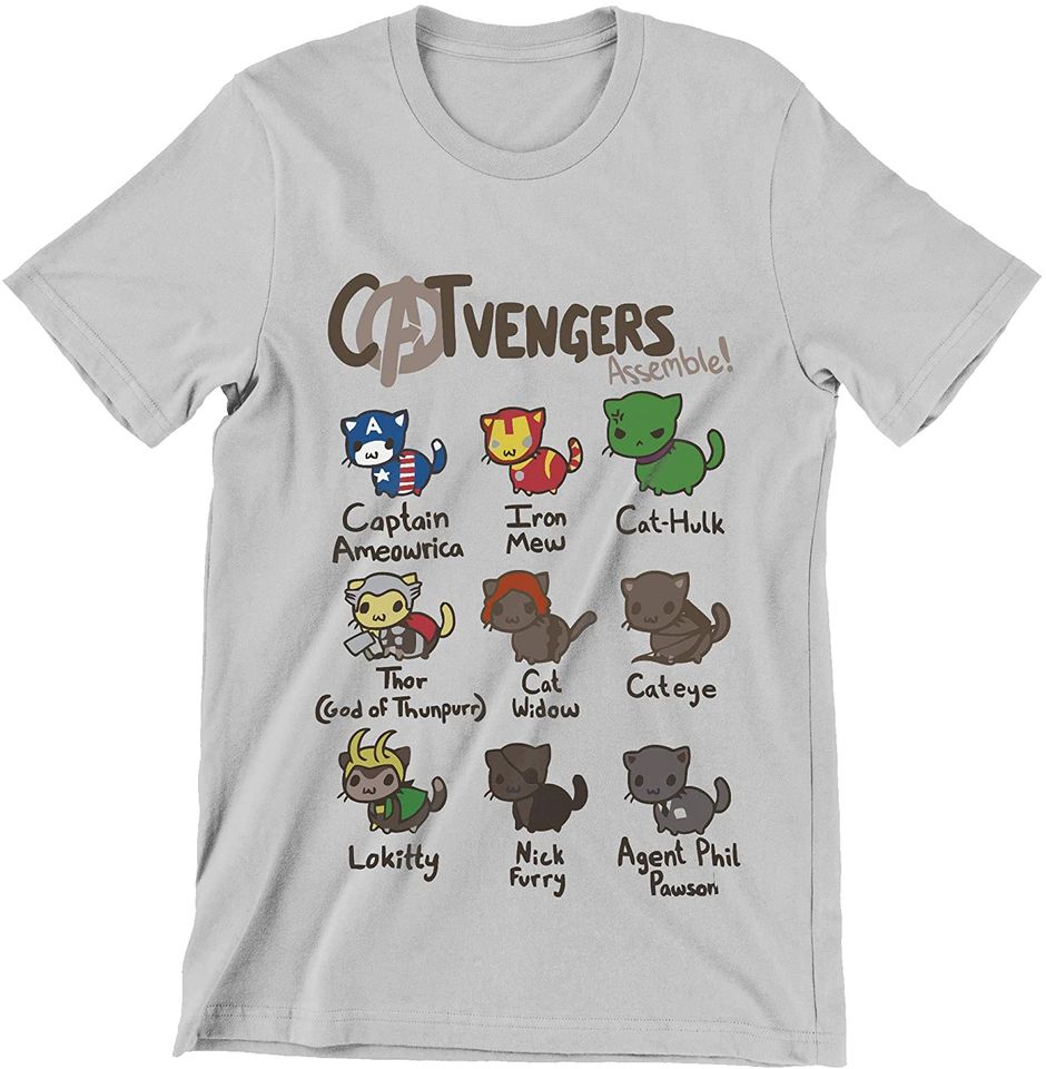 The Avengers Cat Catvengers T-Shirt
