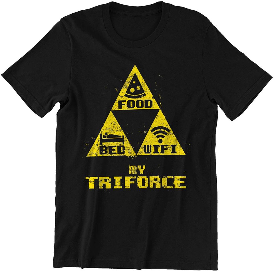 Food, Bed, WiFi is My Triforce t-Shirt