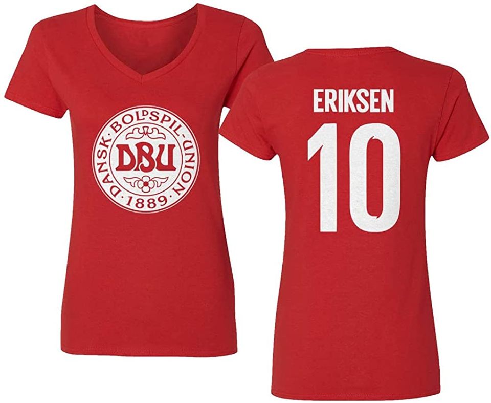 European Soccer 2021 Denmark #10 Christian Eriksen Women's T-shirt